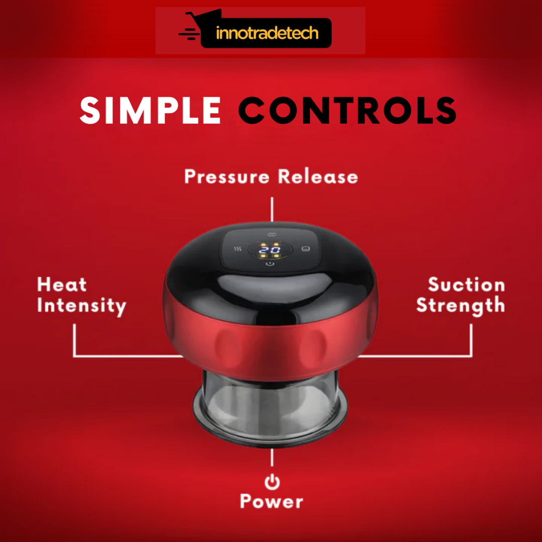 REVO The Original 5-in-1 Smart Cupping Therapy Massager