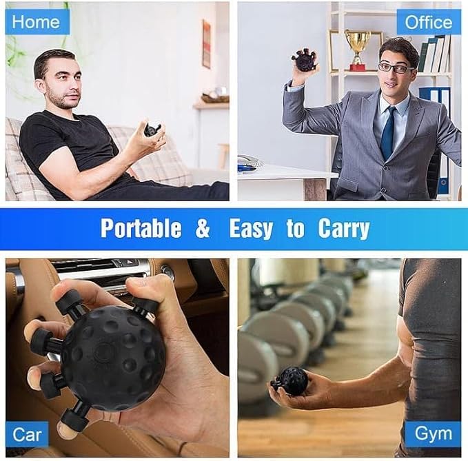 Ultimate Finger Hand Strengthener Grip - Adjustable Resistance Hand Ball