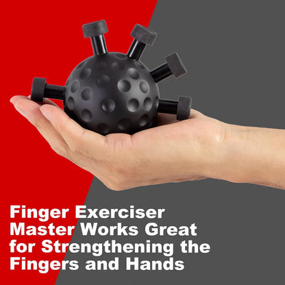 Ultimate Finger Hand Strengthener Grip - Adjustable Resistance Hand Ball