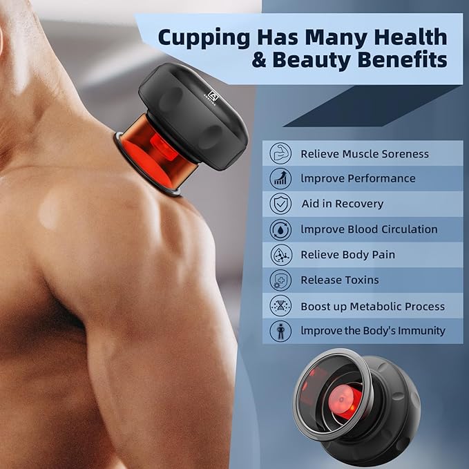 REVO The Original 5-in-1 Smart Cupping Therapy Massager