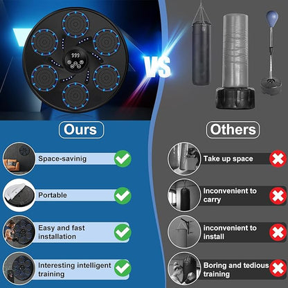 The Ultimate Boxing Machine Smart Bluetooth Boxing Machine Trainer with Boxing Gloves