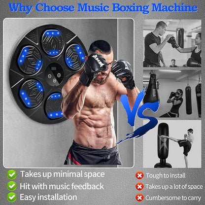 The Ultimate Boxing Machine Smart Bluetooth Boxing Machine Trainer with Boxing Gloves