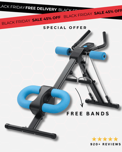 Lumanord™ Adjustable Ab Machine Full Body Workout for Home Gym Foldable Knee Protection