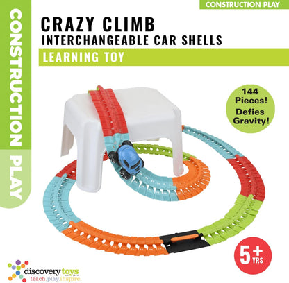 Toyz Zero-G Glow in the Dark Flexible Race Track Set –  LED Car Set for Kids