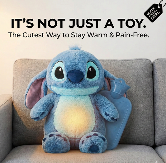 Lumanord™ Stitch Winter Plush Hot Water Bottle