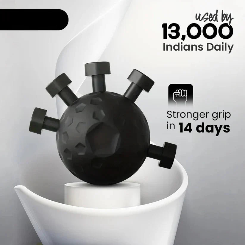 Ultimate Finger Hand Strengthener Grip - Adjustable Resistance Hand Ball