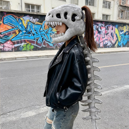 Realistic Dinosaur Skeleton Costume Set for Kids & Adults