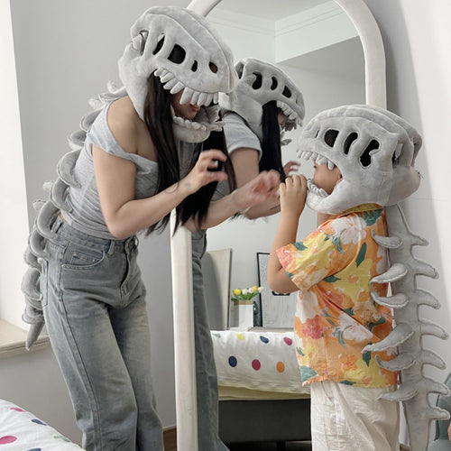 Realistic Dinosaur Skeleton Costume Set for Kids & Adults